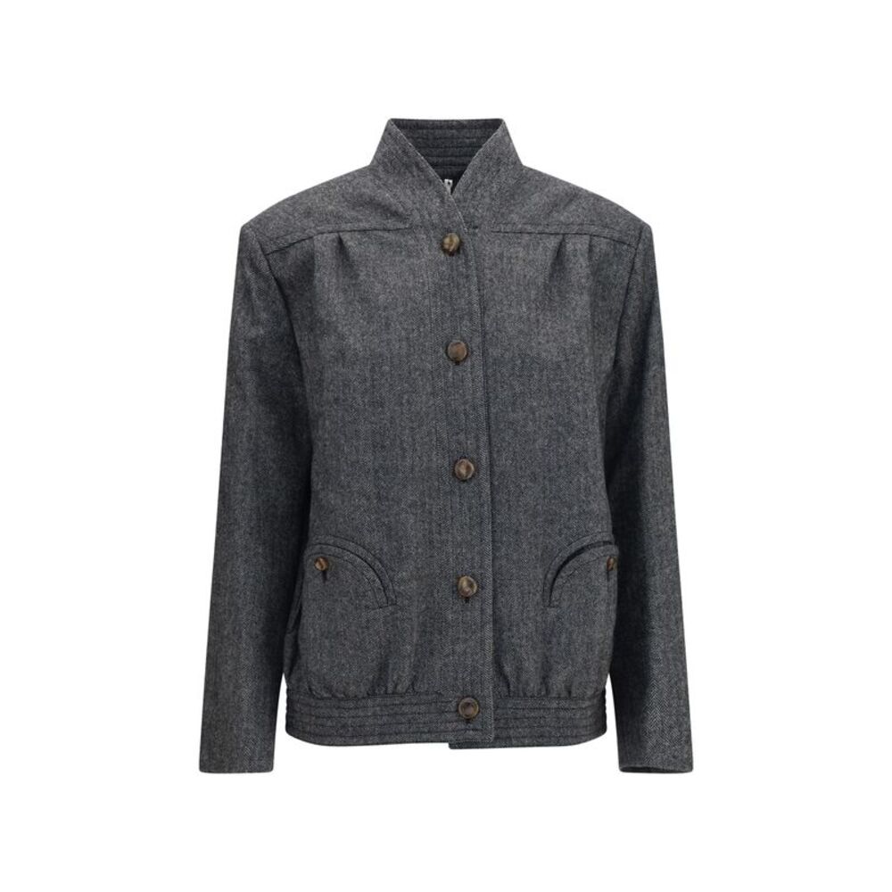 Blazè Milano Women Coiba Herringbone Wool Blend Jacket
